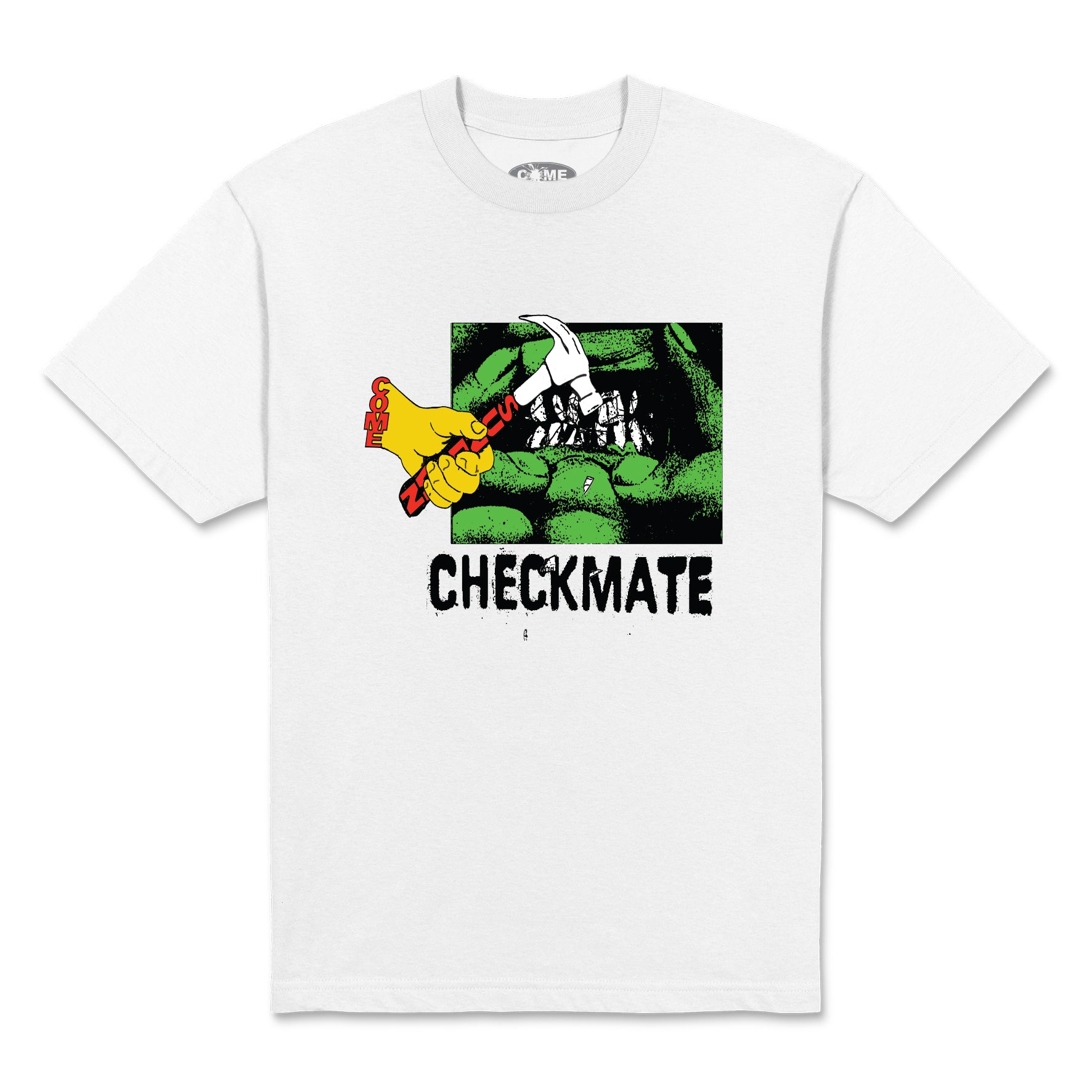 Come Sundown Checkmate T-Shirt - White