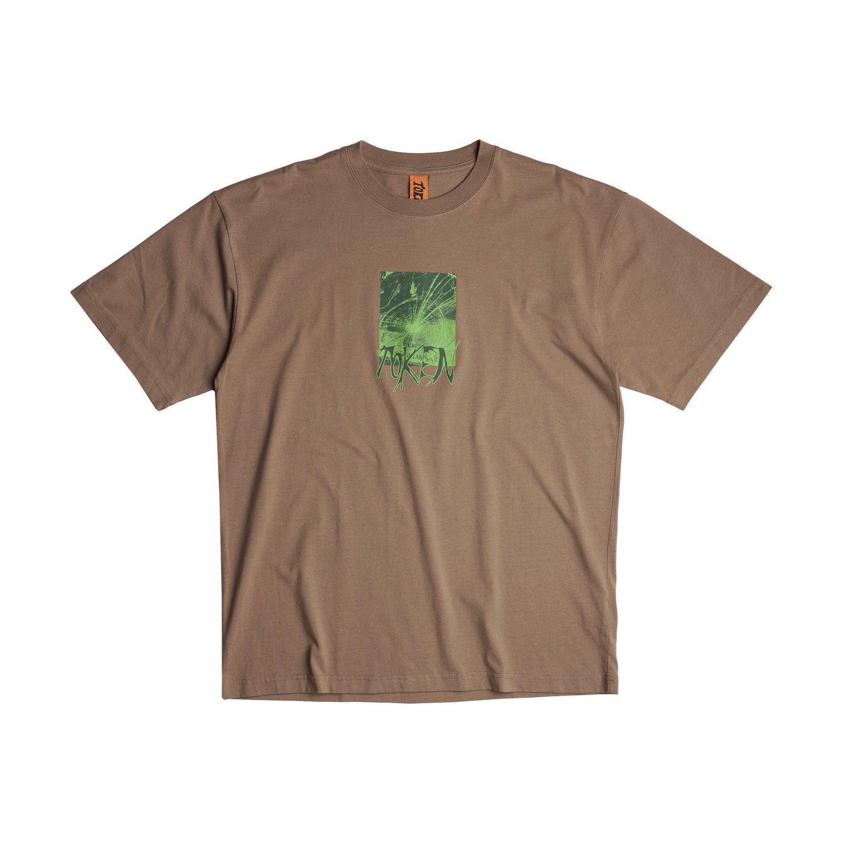 Token Cracked T-Shirt - Walnut