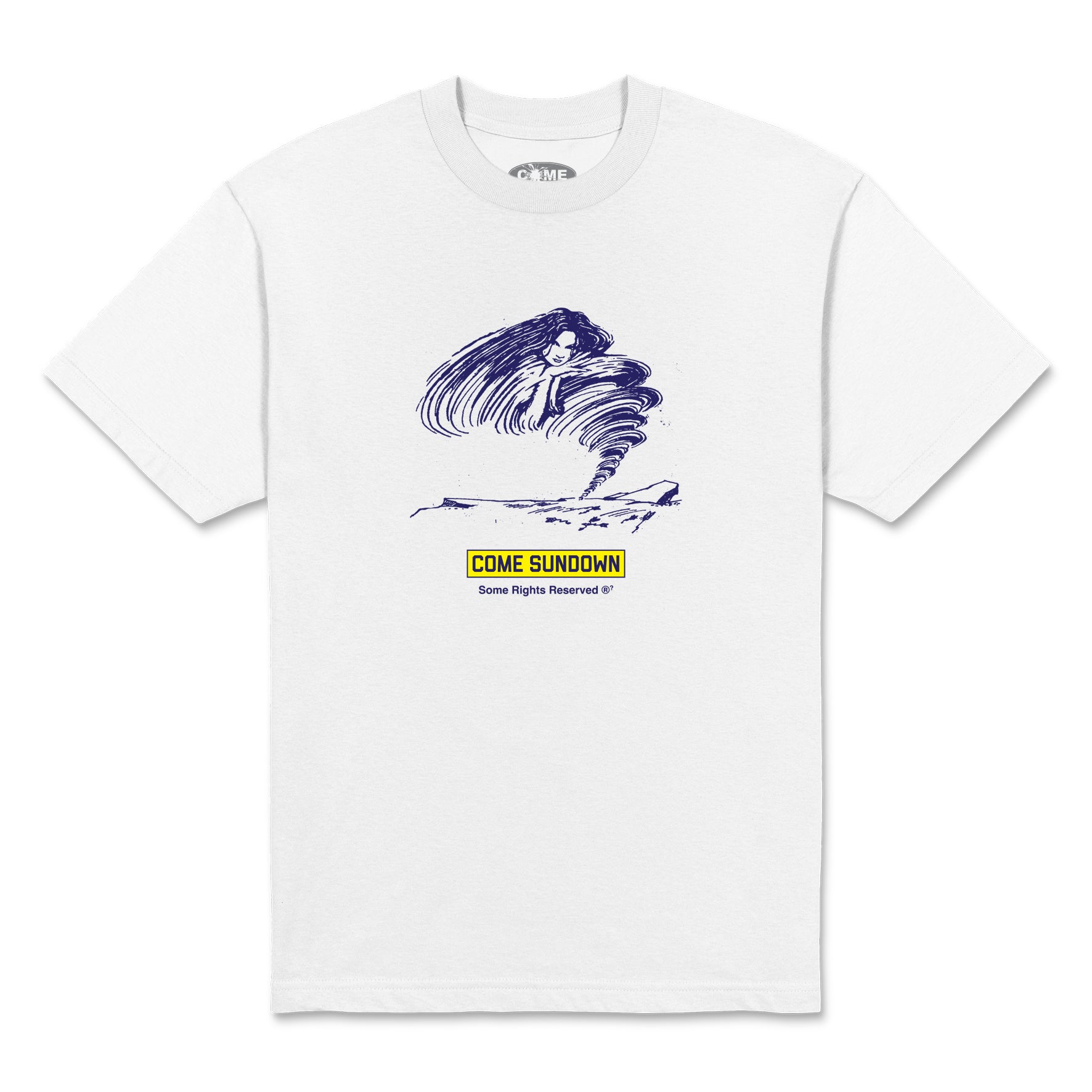 Come Sundown Twist T-Shirt - White