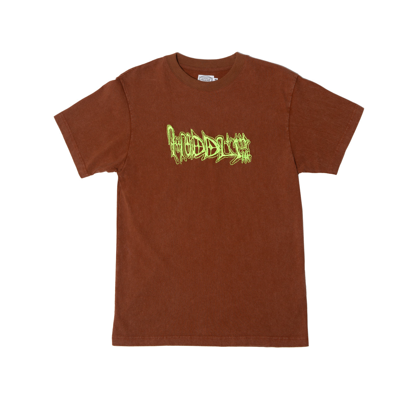 Hoddle Vision Logo T-Shirt - Brown